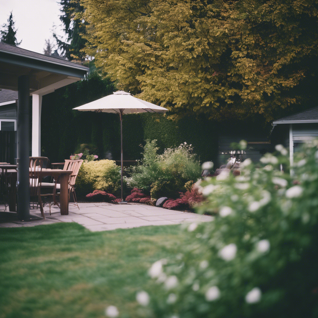 Modern Back Yard in Gresham