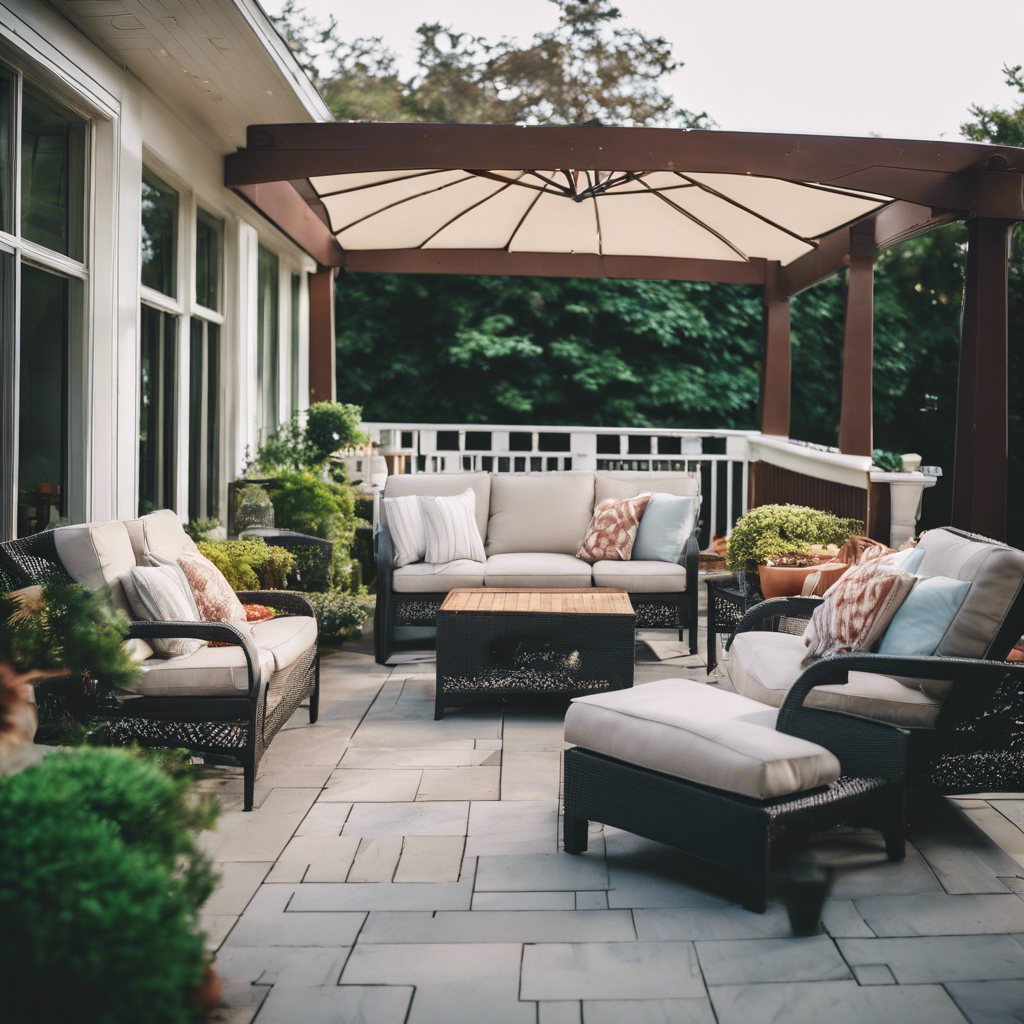 Modern patio in Hampton