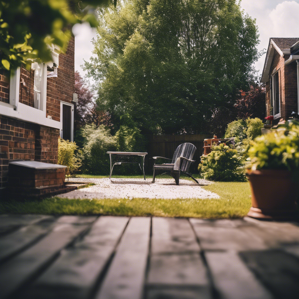 English back yard in Hanover Park