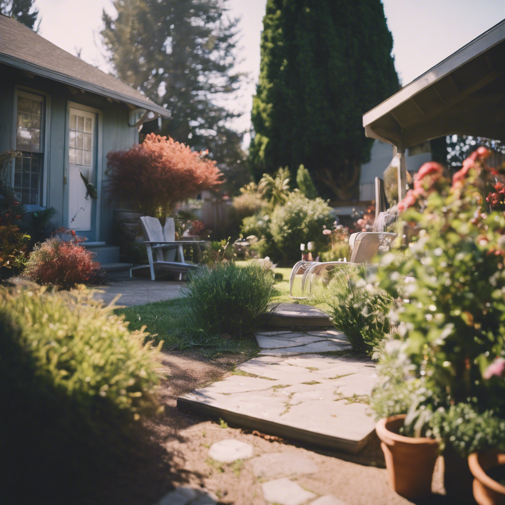 Cottage back yard in Hayward