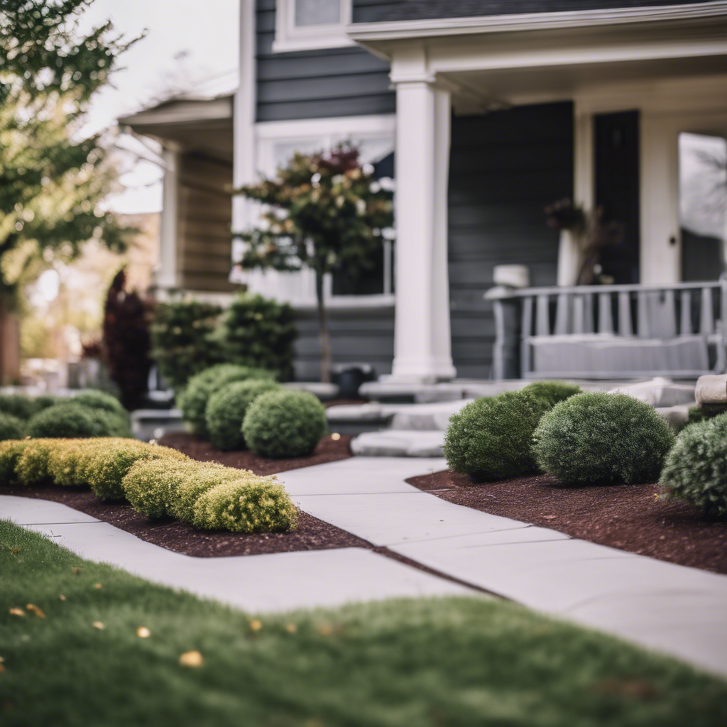 Modern Front Yard in Lancaster