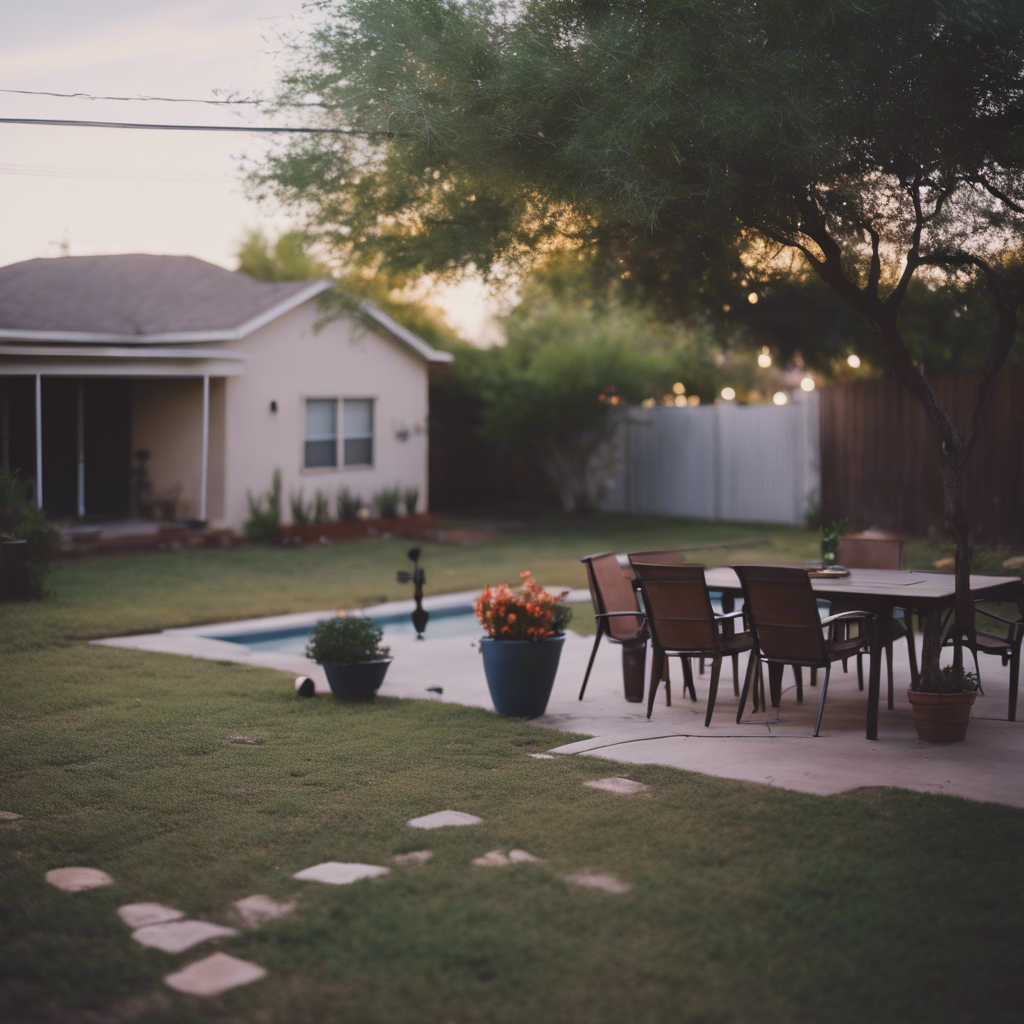 Modern Back Yard in Laredo