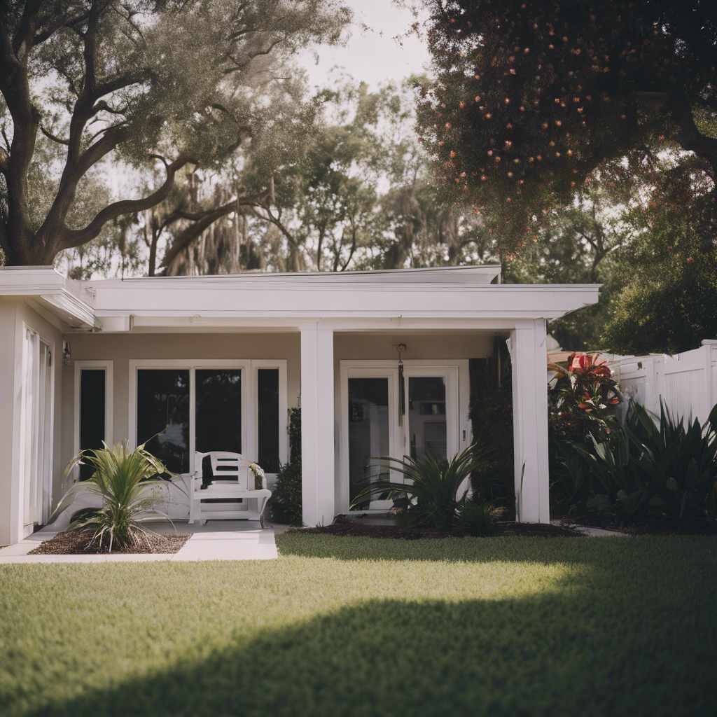 Modern back yard in Largo