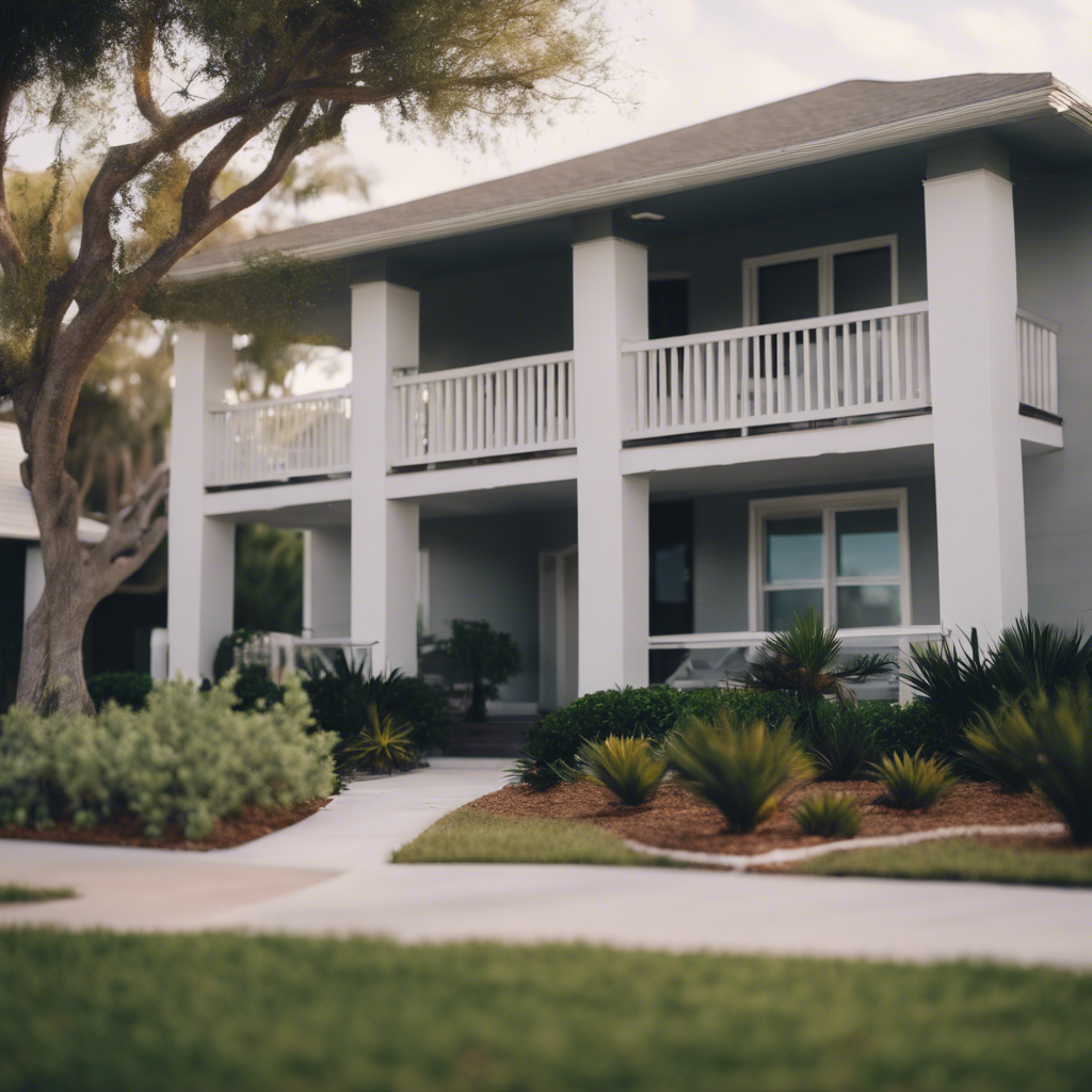 Modern front yard in Largo