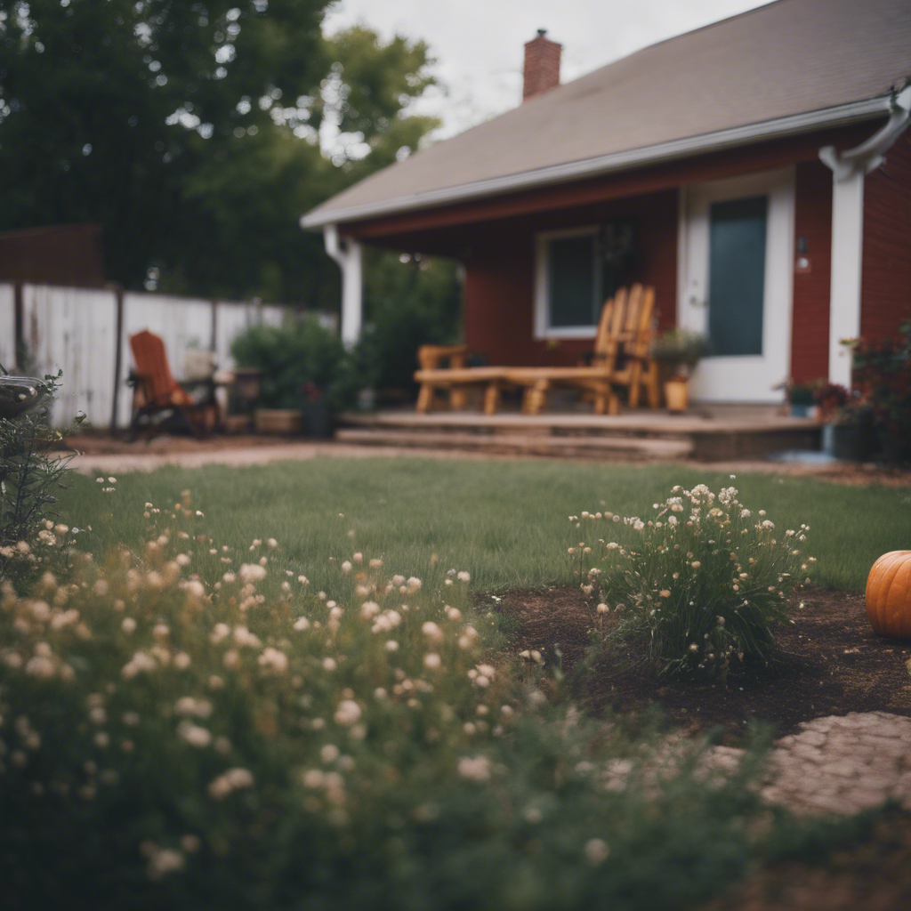 Cottage Back Yard in Lawton