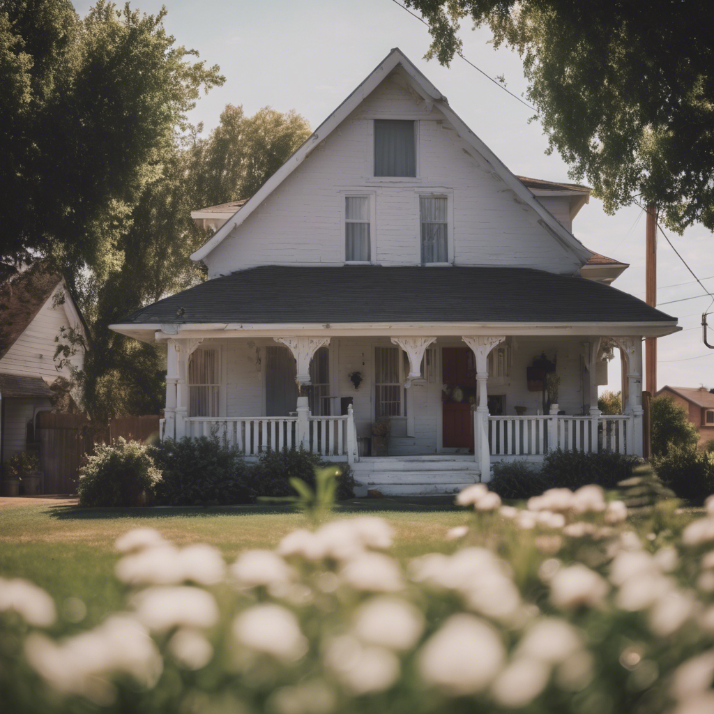 Cottage Front Yard in Lawton