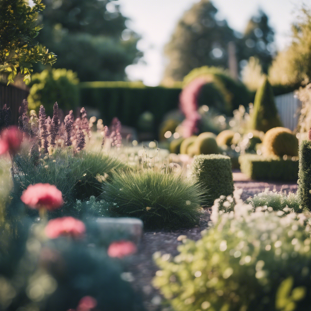 Modern garden in Lawton