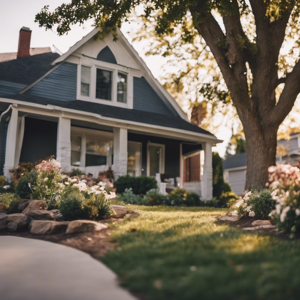 Cottage Front Yard in Lee's Summit