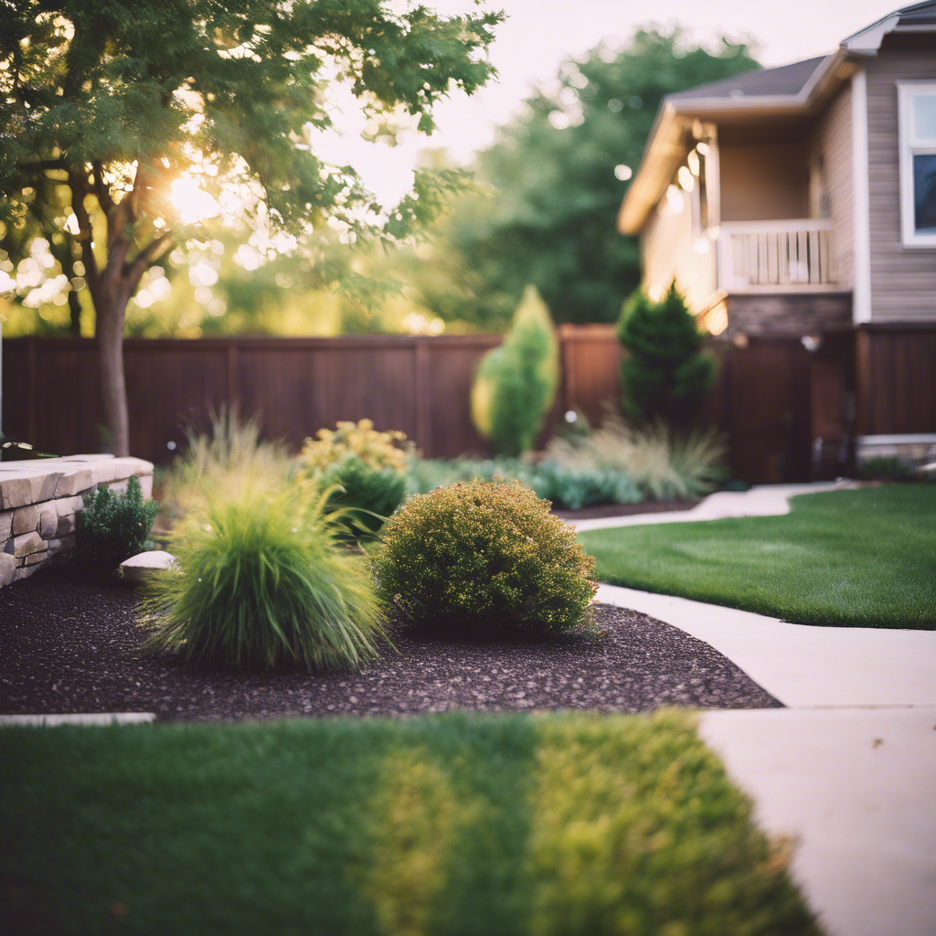 Modern backyard in Lee's Summit