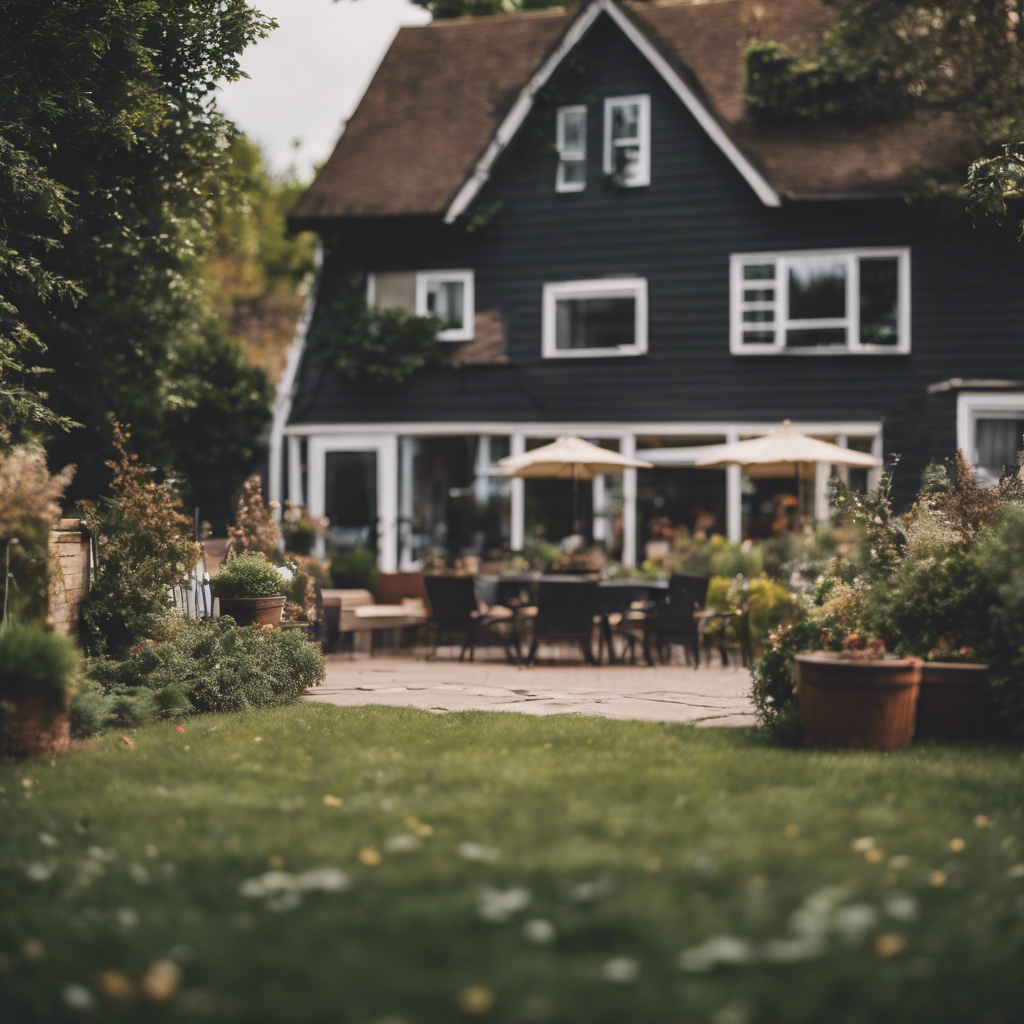 Cottage Back Yard in Lincoln