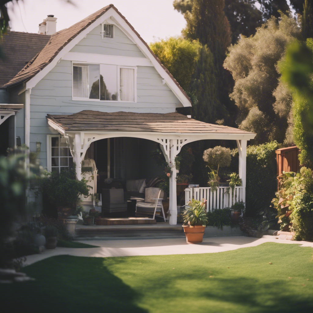 Cottage Back Yard in Los Angeles