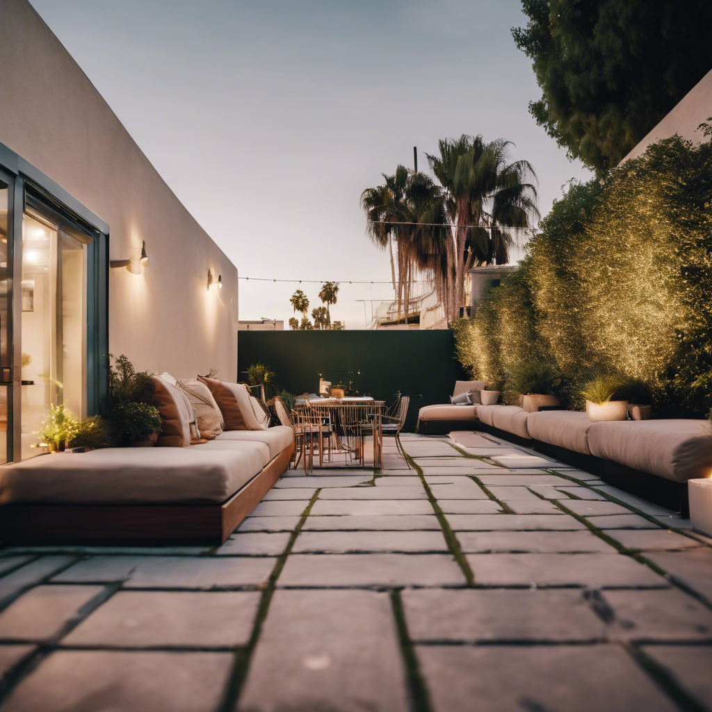 Modern patio in Los Angeles