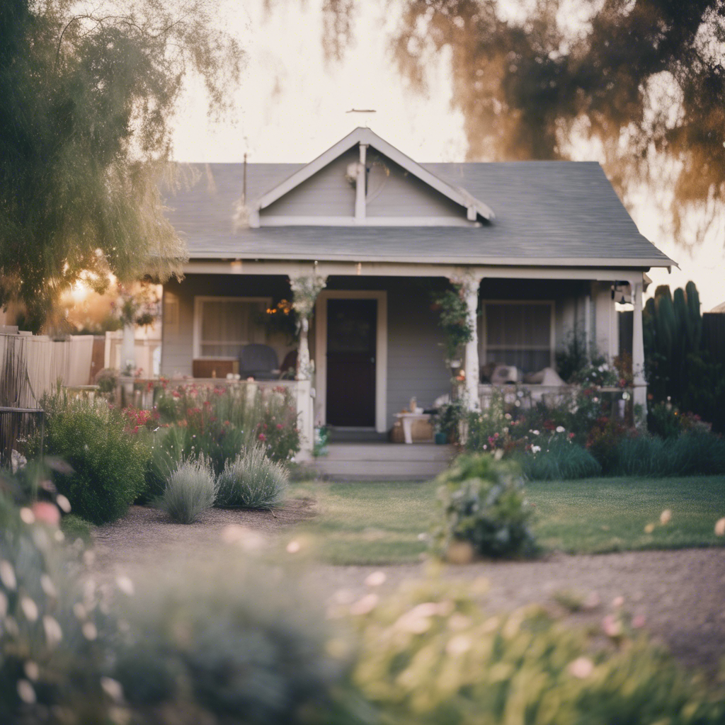 Cottage back yard in Madera