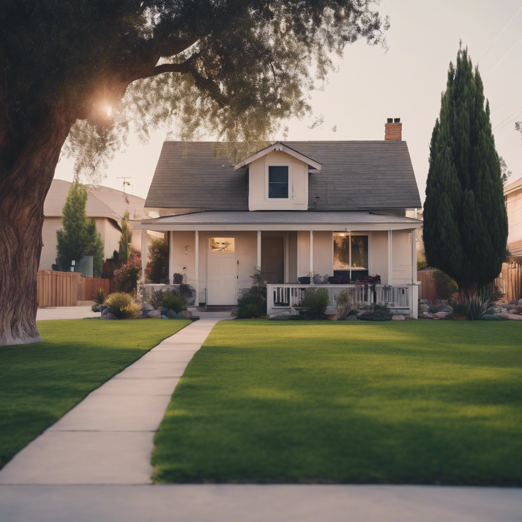 Cottage Front Yard in Manteca