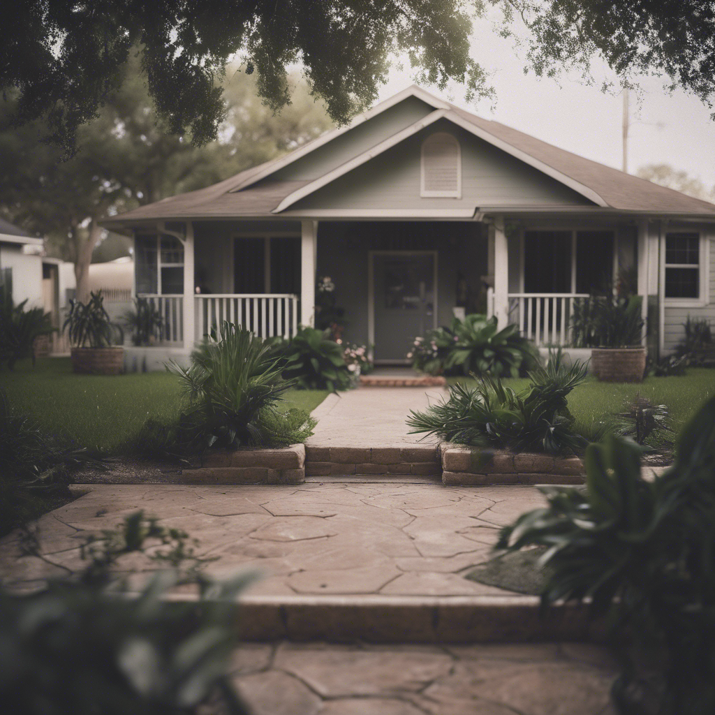Cottage Back Yard in McAllen