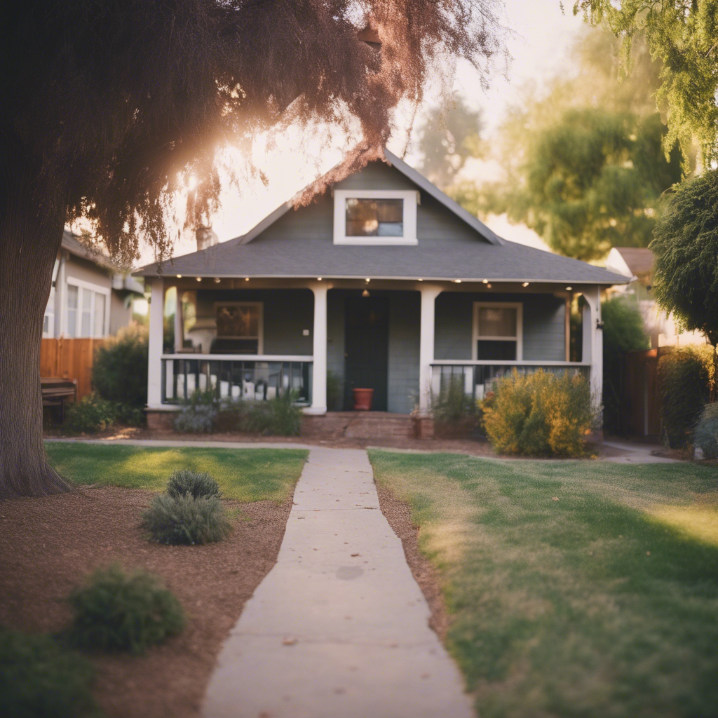 Cottage Back Yard in Modesto