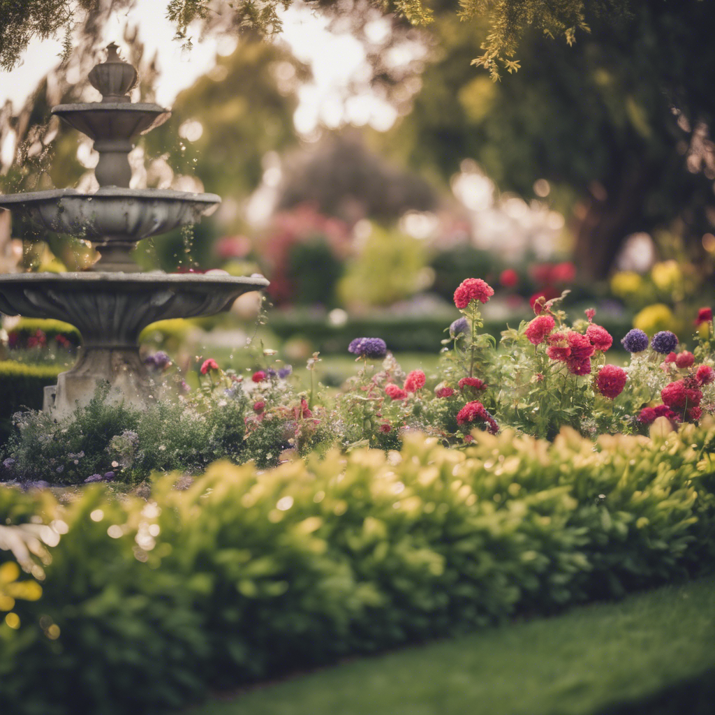 English garden in Modesto