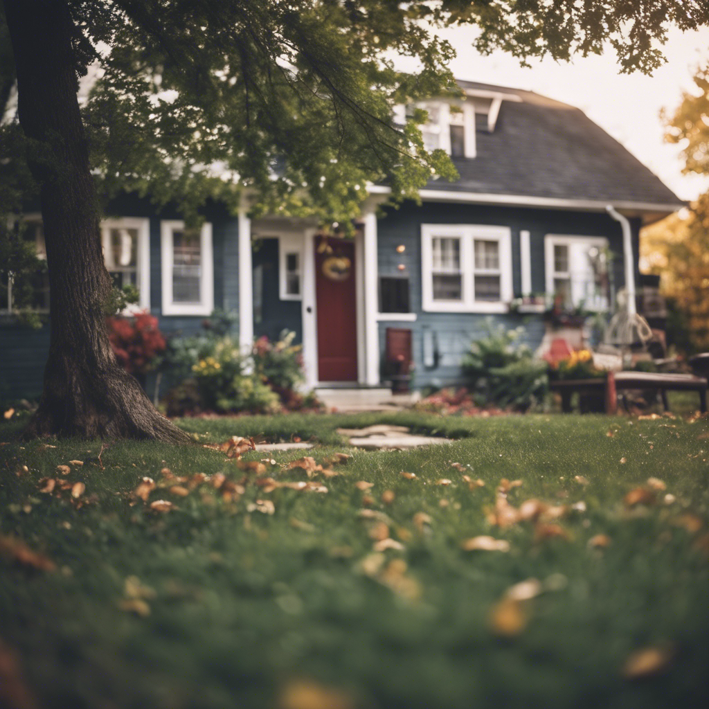 Cottage back yard in Moline