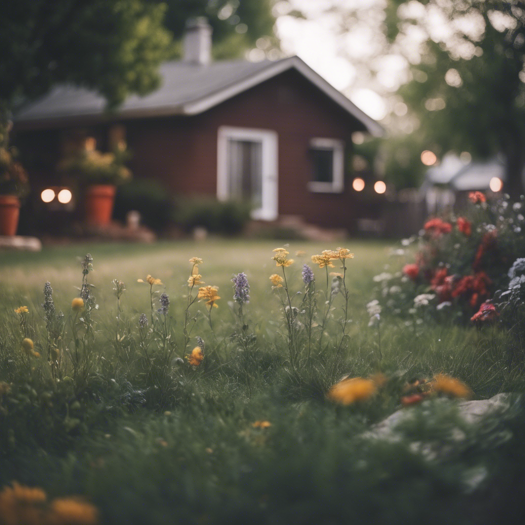 Cottage Backyard in Moore