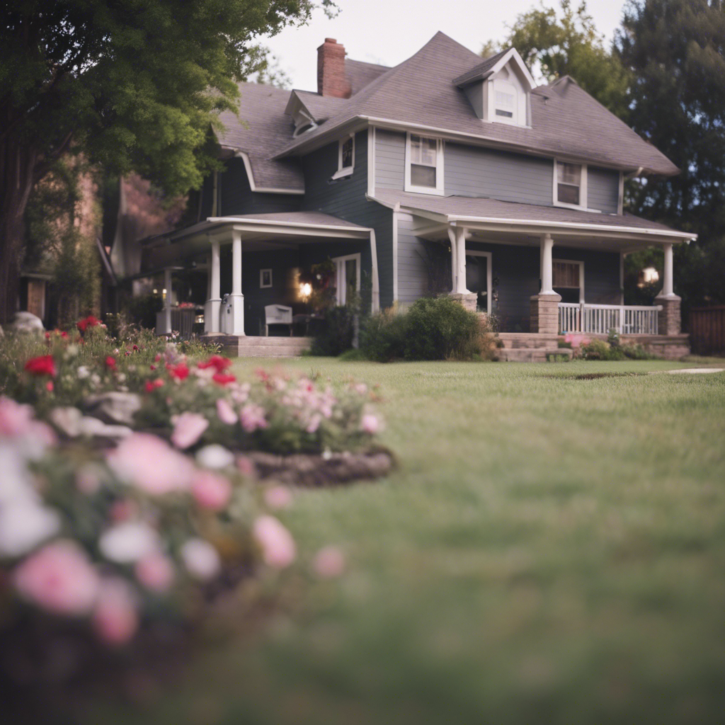 Cottage Front Yard in Moore