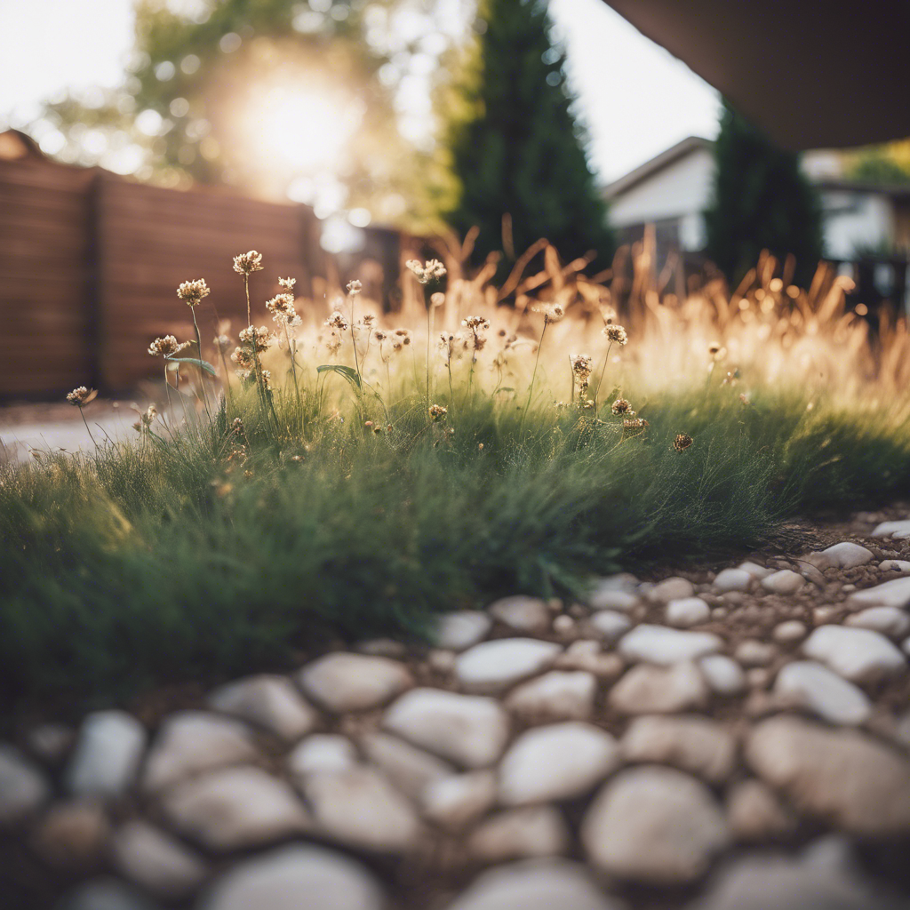 Modern backyard in Murray