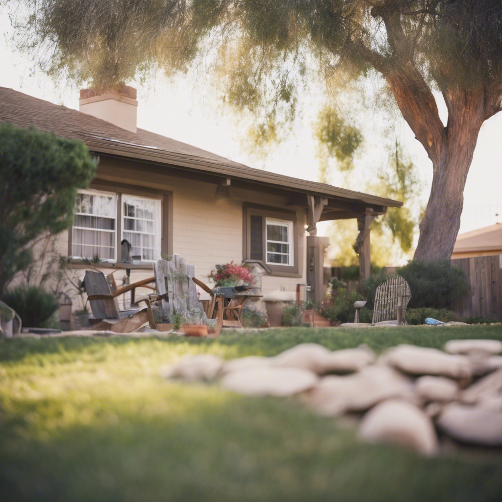 Cottage Back Yard in Murrieta