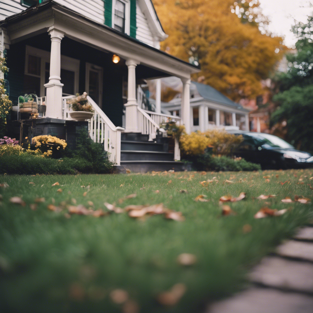 Cottage front yard in New York