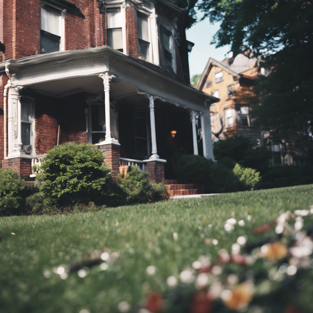 English front yard in New York