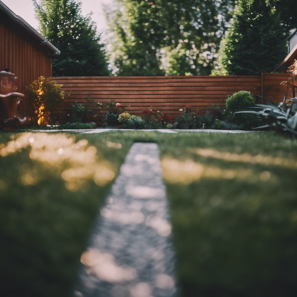 Modern Back Yard in Normal