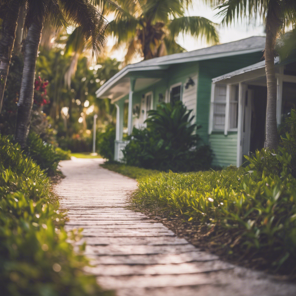 Cottage pathway in North Miami