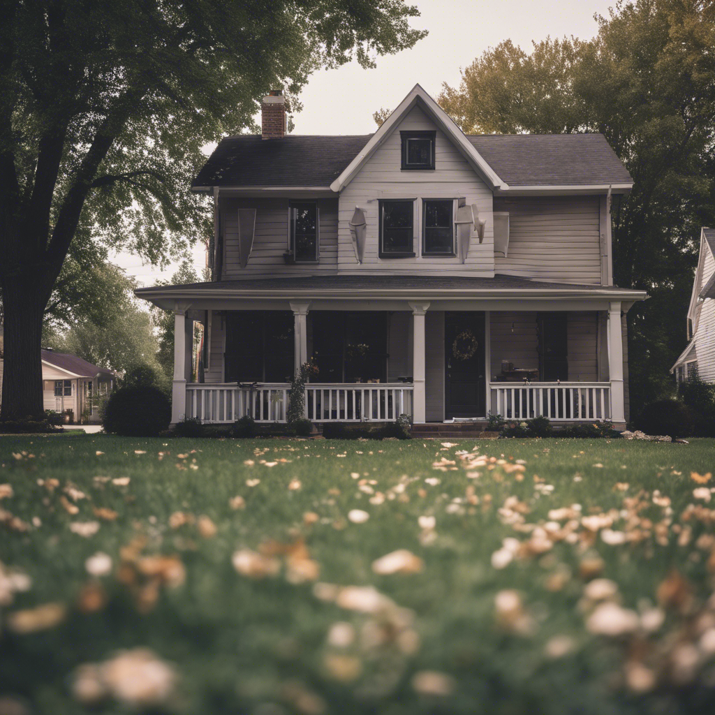 Cottage front yard in O'Fallon