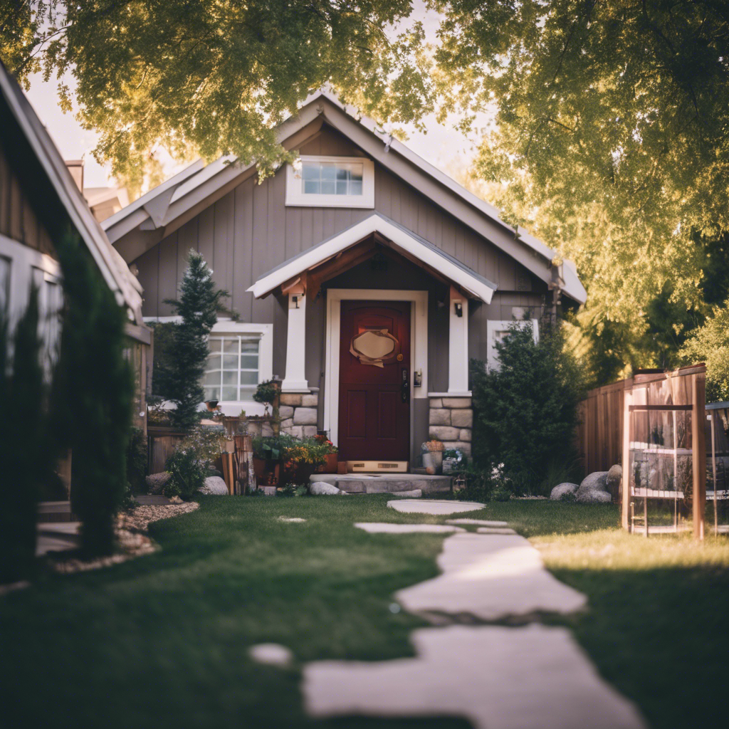 Cottage backyard in Orem
