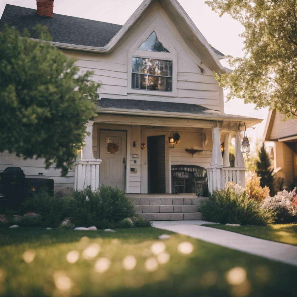 Cottage front yard in Orem