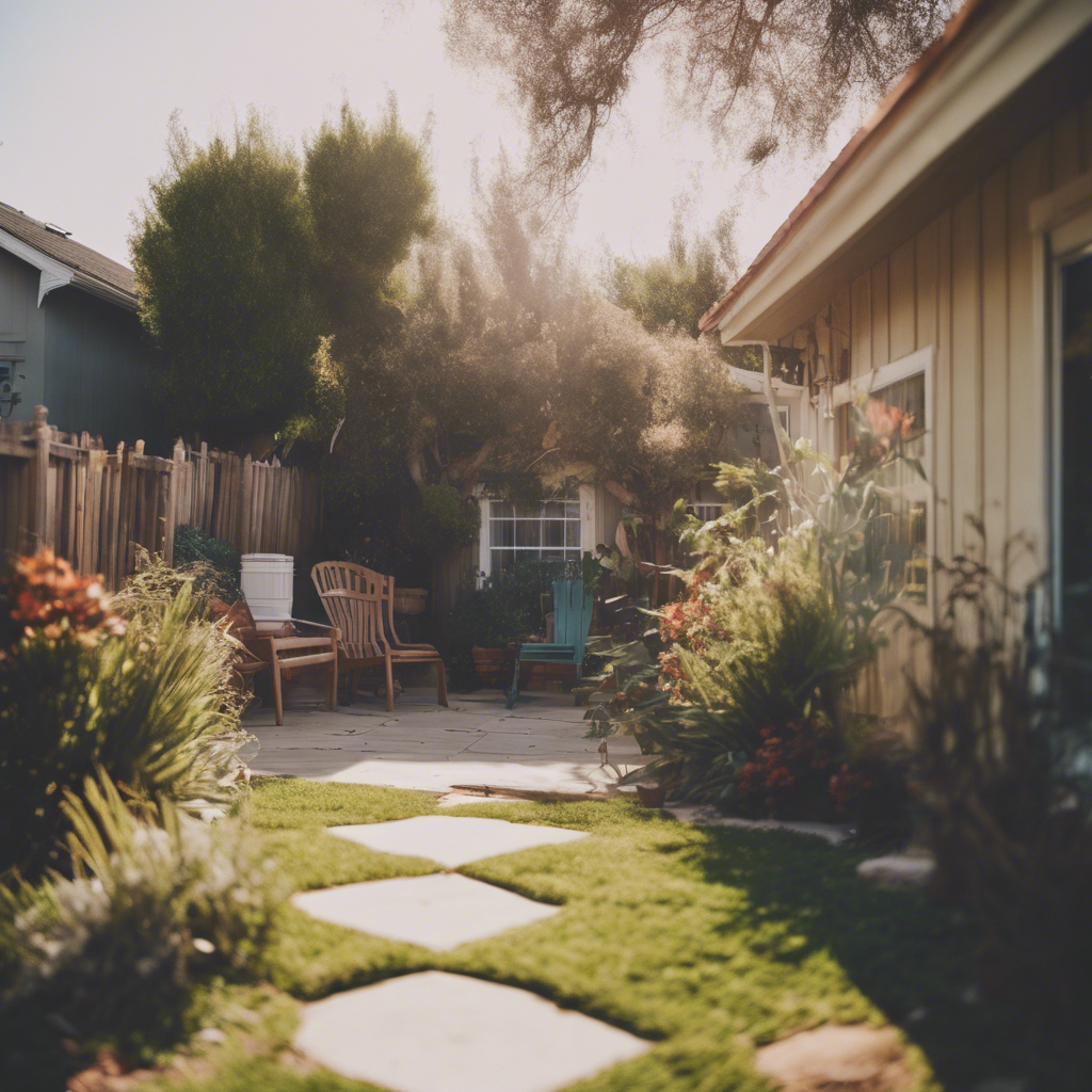 Cottage back yard in Oxnard