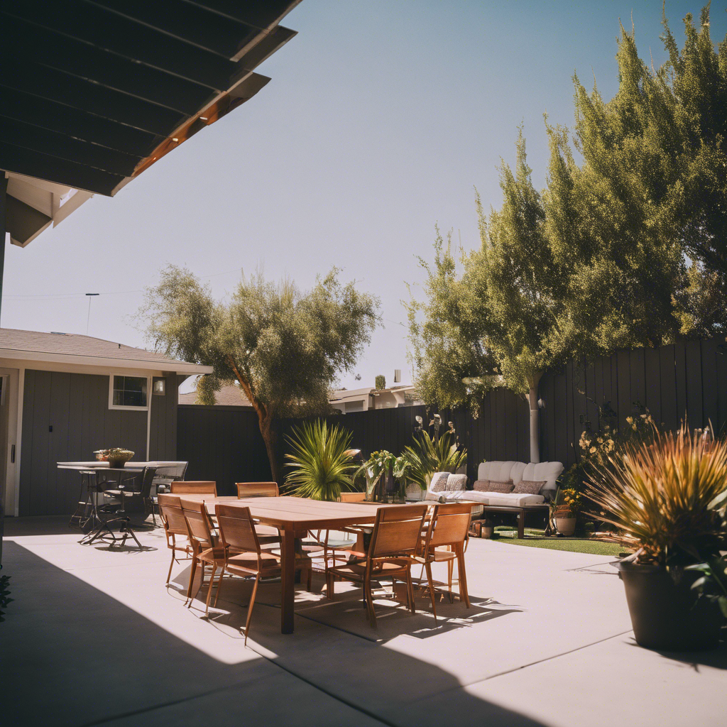 Modern Back Yard in Oxnard