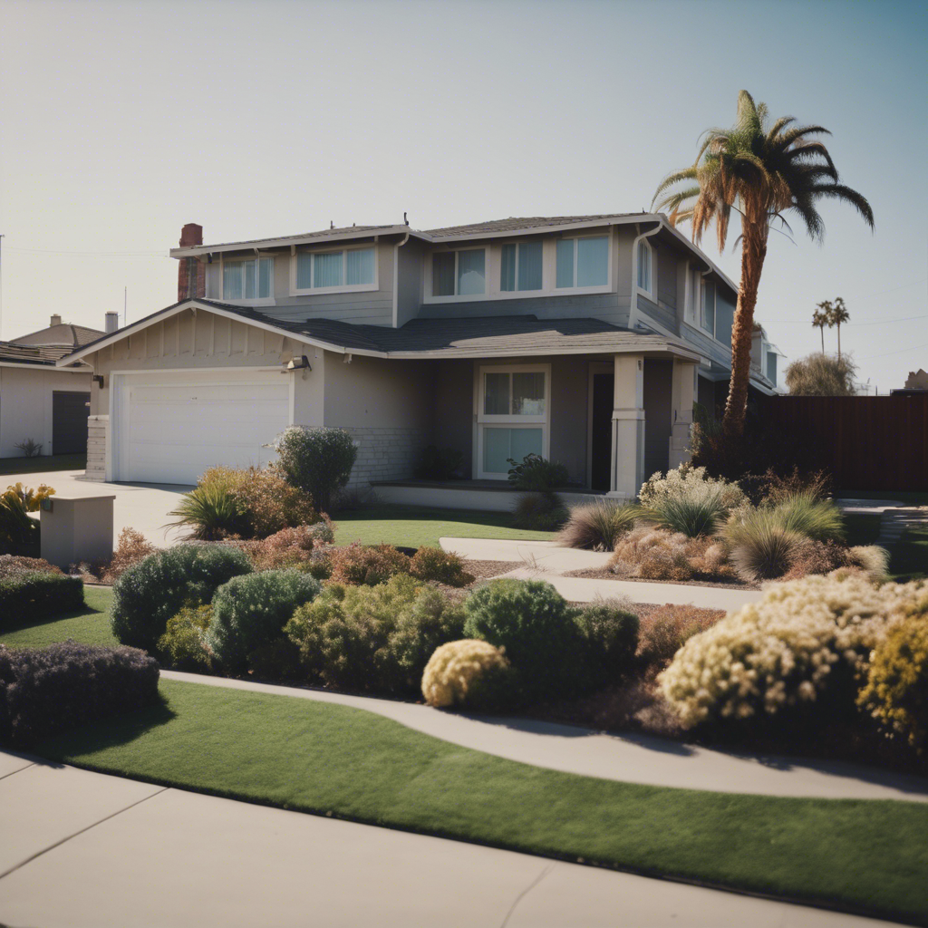 Modern Front Yard in Oxnard