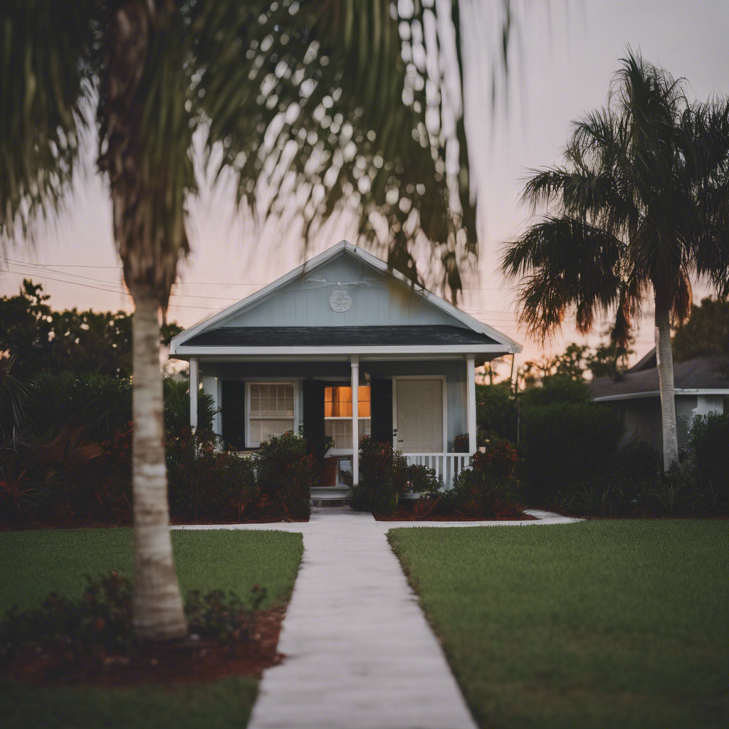 Cottage back yard in Palm Bay