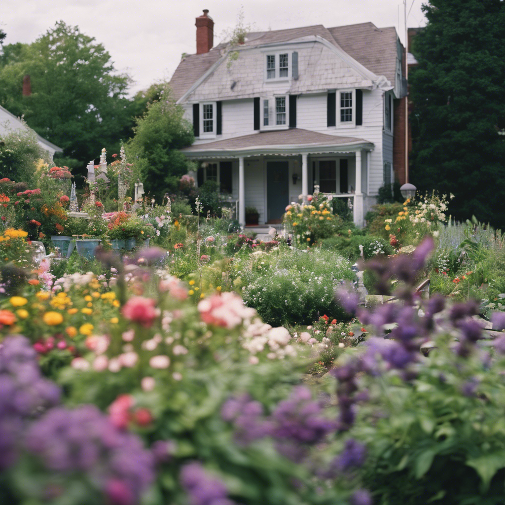 Cottage garden in Peabody