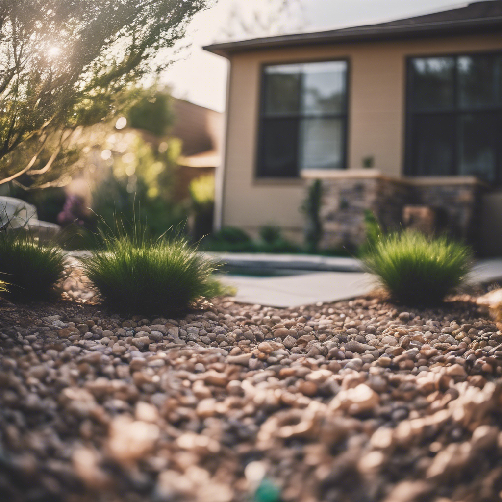 Modern back yard in Peoria