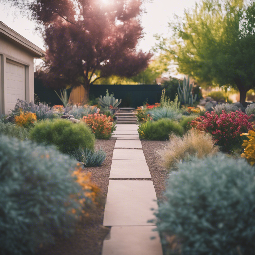 Modern garden in Peoria