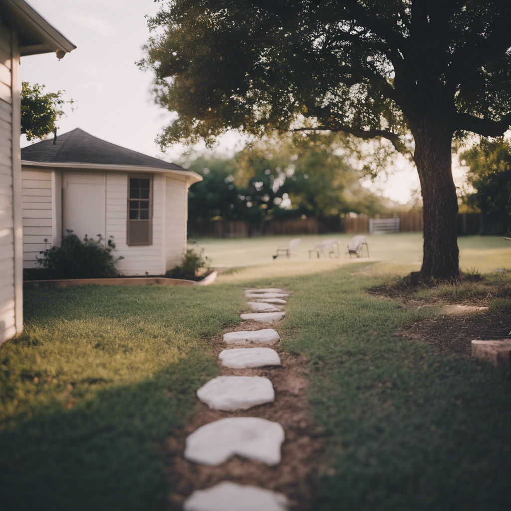 Cottage backyard in Pflugerville