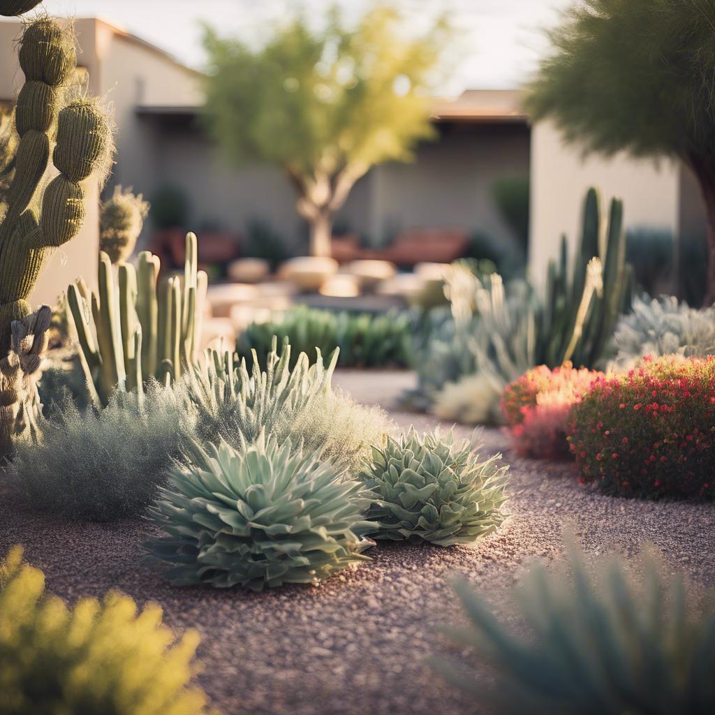 modern garden in Phoenix