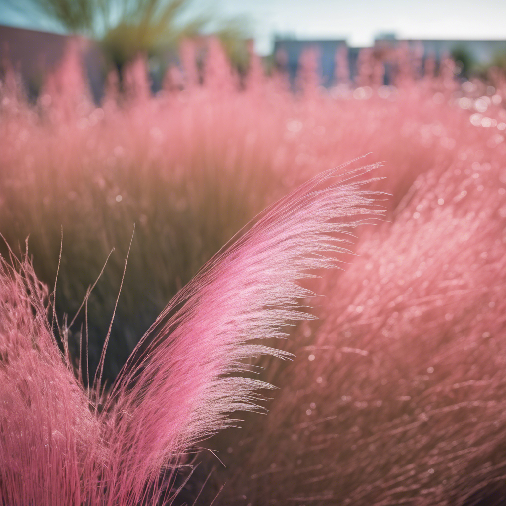 Pink Muhly Grass (Muhlenbergia capillaris)