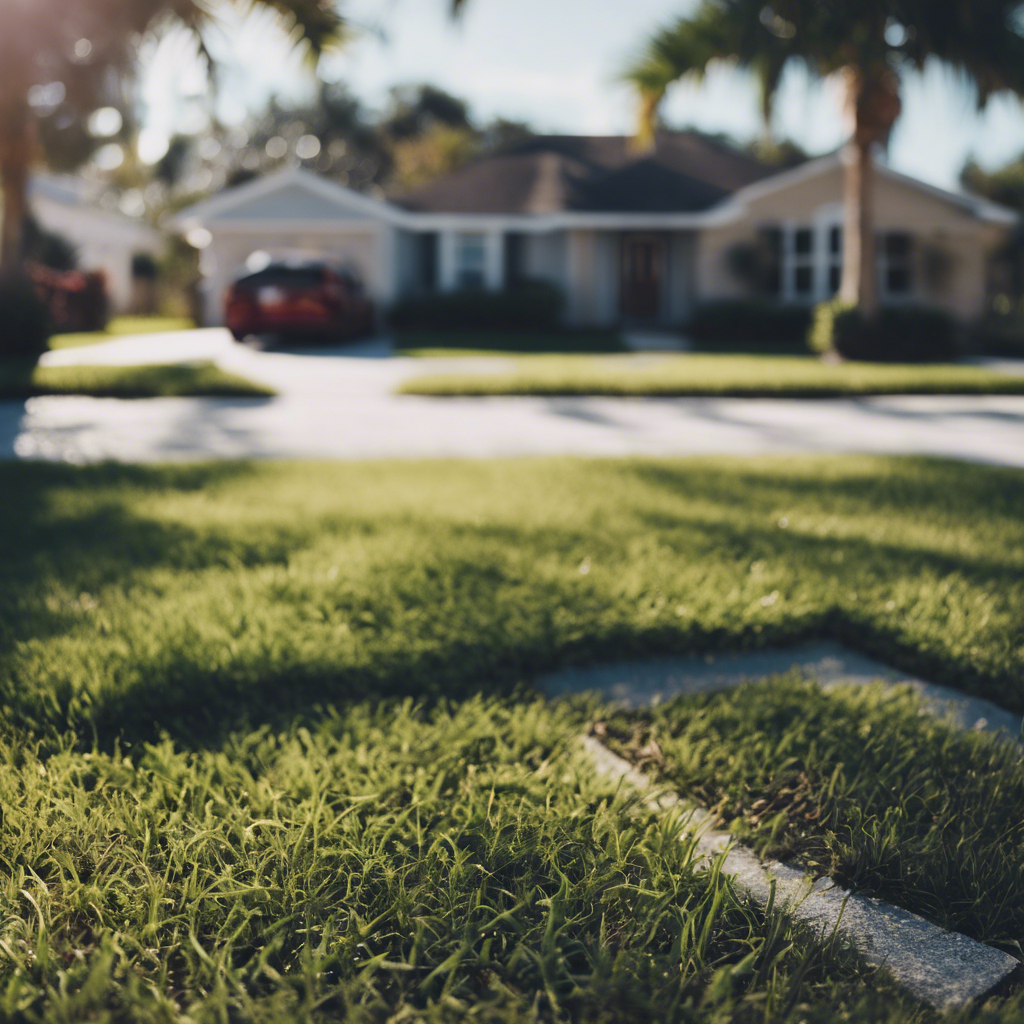 Modern front yard in Pinellas Park