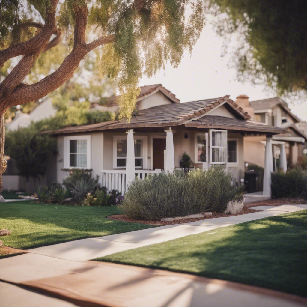 Cottage Front Yard in Poway