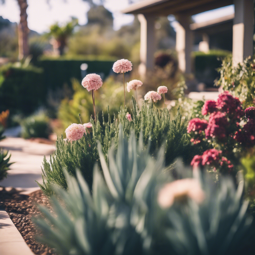 Modern garden in Poway