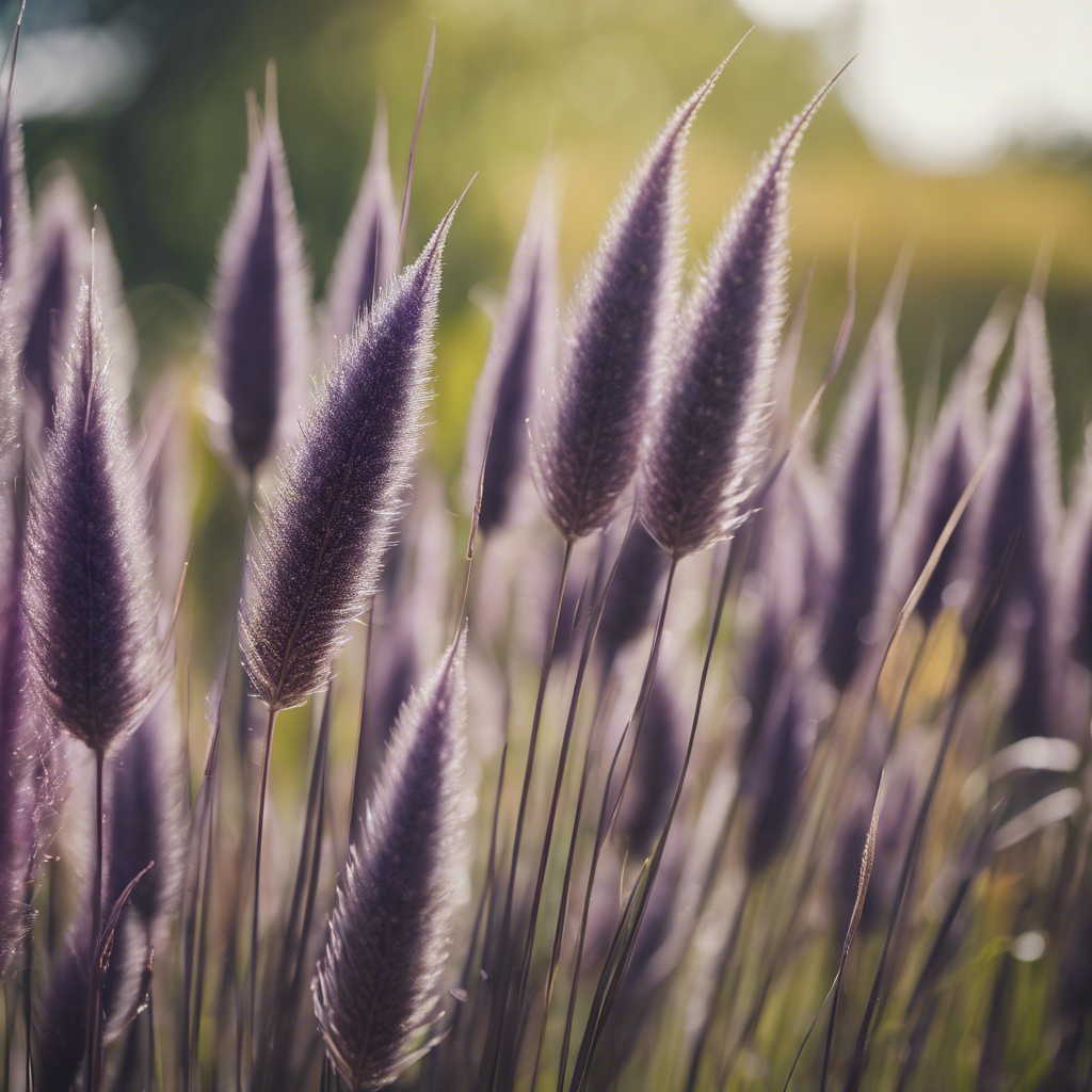 Purple Millet (Pennisetum glaucum)