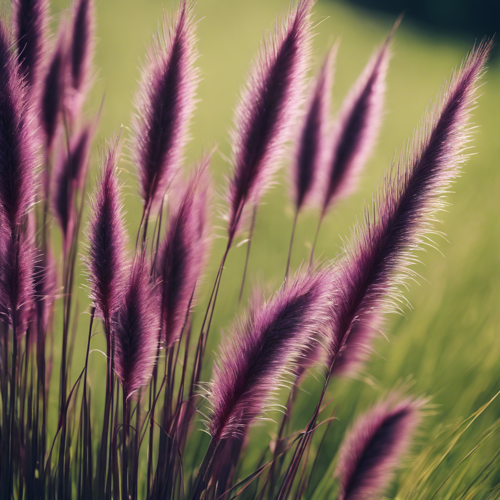 Purple Fountain Grass (Pennisetum setaceum 'Rubrum')