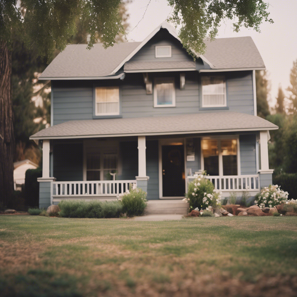 Cottage front yard in Redding