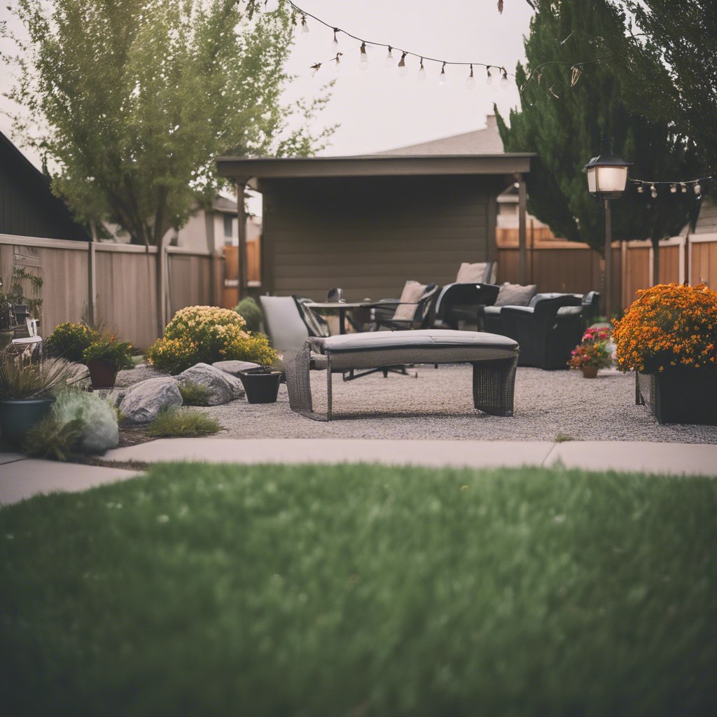 Modern Back Yard in Richland